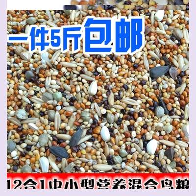 急速发货中小型观赏宠物家养鸟竹鸡斑鸠鹦鹉活鸟饲料天然营养谷物