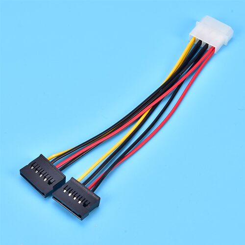 4Pins IDE Molex To 15Pin Serial ATA SATA HDD Power Adapter C