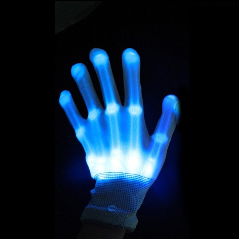 1pcs LED Flashing Gloves Glow Light p  Lighting Dance Party