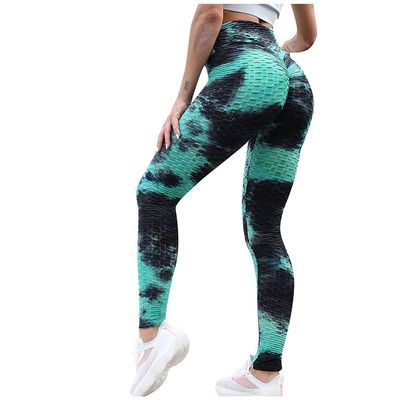 推荐Women'S Ink Bubble Hip Tie-Dye Leggings Pants Lifting Ex