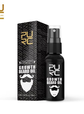 PURC Men Growth Beard Oil Organic Beard Wax Balm Avoid Bear