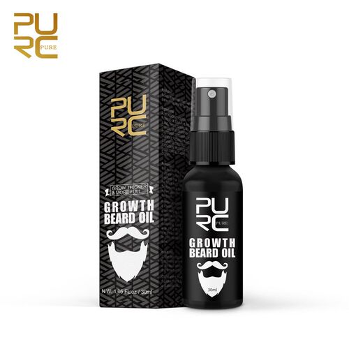 PURC Men Growth Beard Oil Organic Beard Wax Balm Avoid Bear