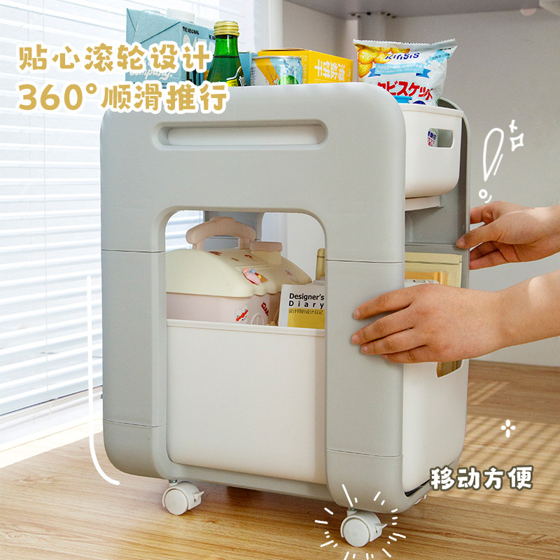 办公室工位桌下收纳柜放包神器小推车桌面文具书包置物架学生宿舍,收纳整理,整理架/置物架/收纳架,淘宝优惠券,粉丝福利购,淘宝优惠卷