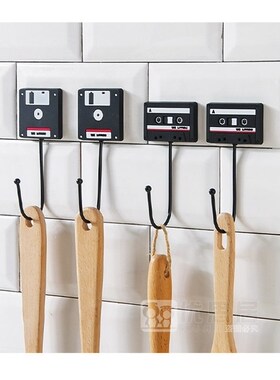 *Vinyl Records Disc CD Magnetic Tape Cassette Retro Wall Dec