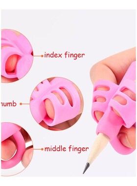 1Pcs 5Pcs Pencil Grip Pen Holder Kids Beginner Writing Learn