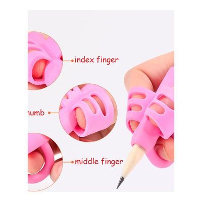 1Pcs 5Pcs Pencil Grip Pen Holder Kids Beginner Writing Learn