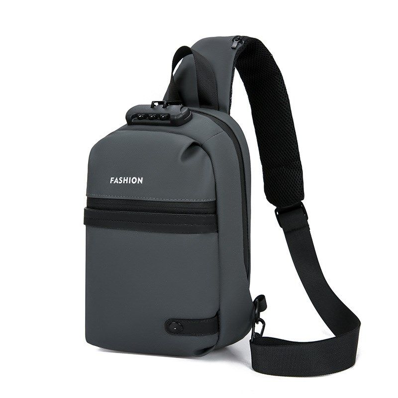 胸包男斜挎包大容量斜背包密码锁皮膜防水胸背包单肩包斜肩包男款,箱包皮具/热销女包/男包,胸包,淘宝优惠券,粉丝福利购,淘宝优惠卷