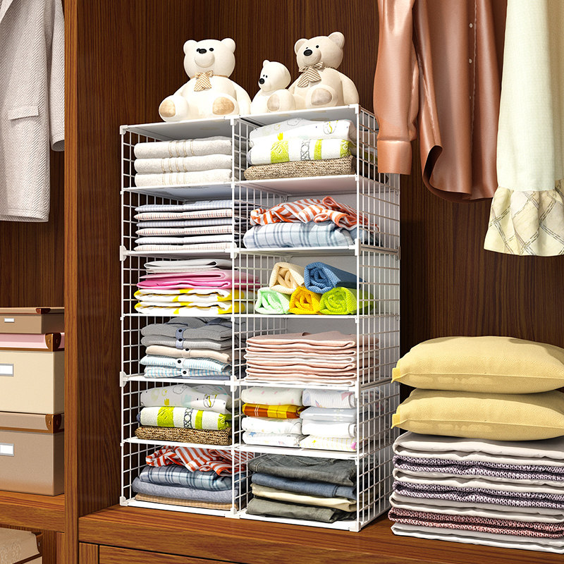 衣柜收纳分层隔板衣橱隔断分层架柜子分隔收纳神器衣物置物架,收纳整理,整理架/置物架/收纳架,淘宝优惠券,粉丝福利购,淘宝优惠卷