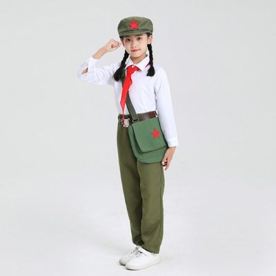 闪闪的红星表演服六一儿童幼儿合唱演出服小红军雷锋舞蹈服小学生