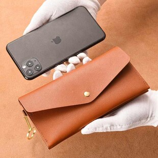 新品女士2钱包长款024新款薄款手拿包简约时尚大容量软皮长夹小众