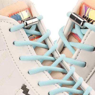 速发Elastic No Tie Semicircle Shoelaces Lazy Quick Shoe Lace