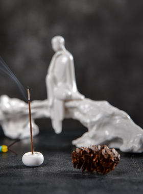 线香插香座家用创意焚香器沉香托檀香炉室内家用中式家.居禅意摆