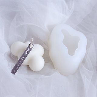 极速3 Pcs/set Clouds Shape Candle Mold Silicone Molds Soap M