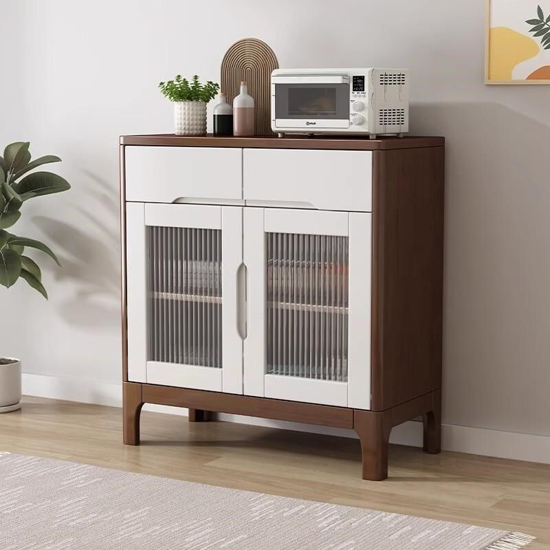 全实木餐边柜现代简约客厅酒柜茶水柜厨房储物柜橱柜子收纳一体,住宅家具,餐边柜,淘宝优惠券,粉丝福利购,淘宝优惠卷