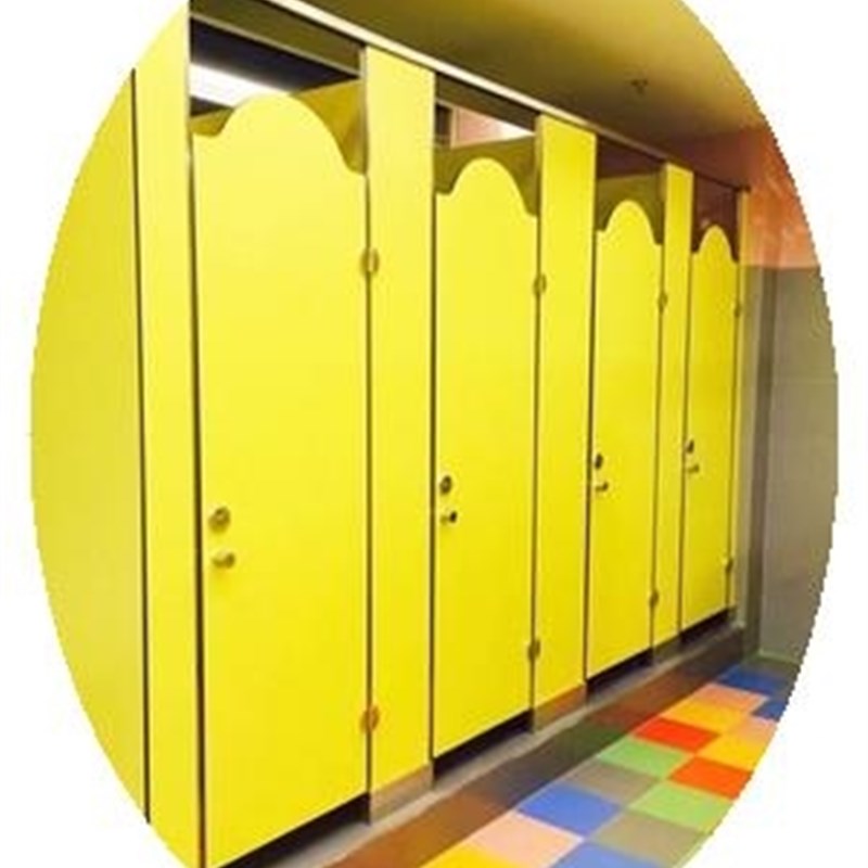 幼儿园卫生间隔断儿童老师成人学校卫生间带门厕所U挡板隔板隔断