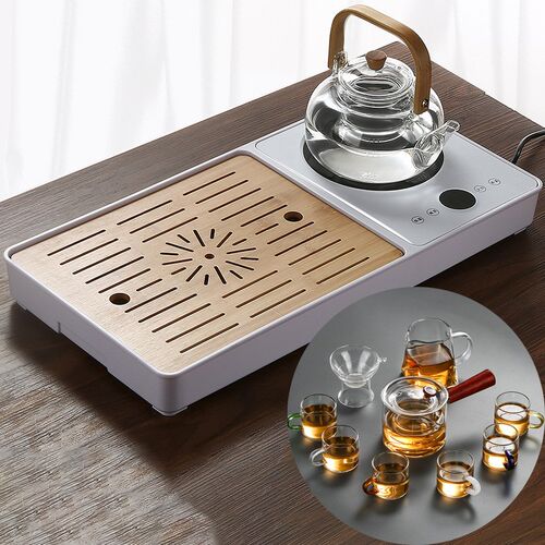 M3NO茶盘家用功夫茶具套装全自动一体式小型茶台排水茶盘干泡