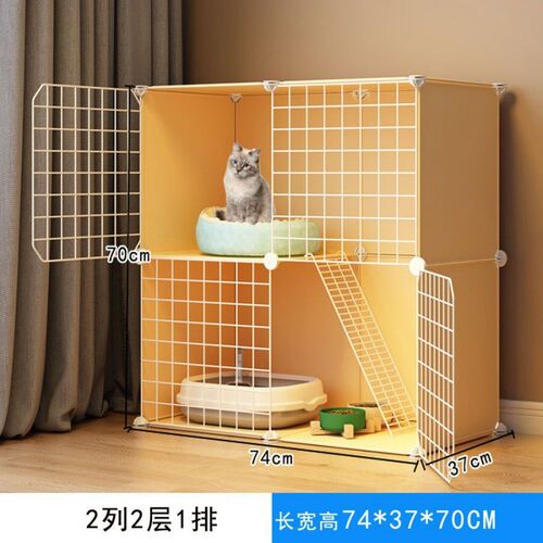 猫笼清仓笼子家用室内猫舍x带厕所超大自由空间小型猫咪猫窝