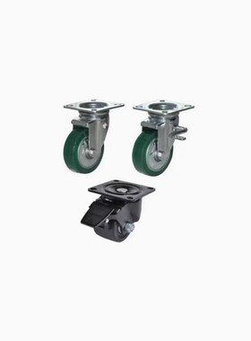 CLB06/CEL31/CEL41-D50/D65/D75-N万向带刹车轮 低重心脚轮