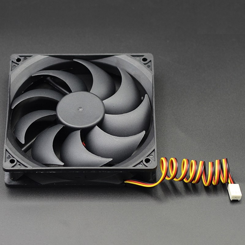 12V Cooler Fan for PC 2-Pin 12cm Computer CPU System Heatsin