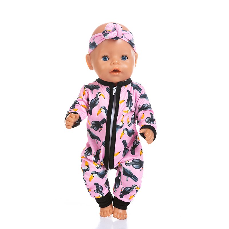 推荐New Pajamas Fit For 17Inches Zapf Baby Born Doll 43cm Bo