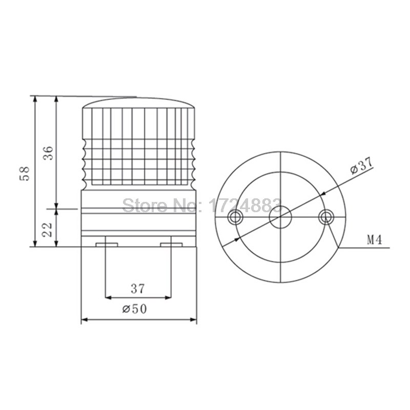 Three colour Strobe Signal Warning light LTA5002 12V 24V Ind