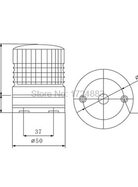 Three colour Strobe Signal Warning light LTA5002 12V 24V Ind