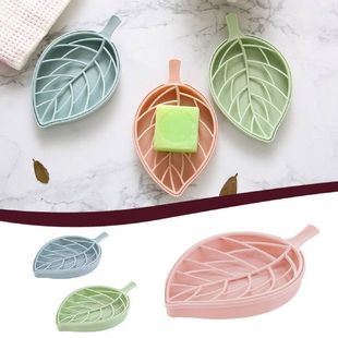 Storage Shape 速发3pcs Dish Soap Box Plate Leaf Tray Holder