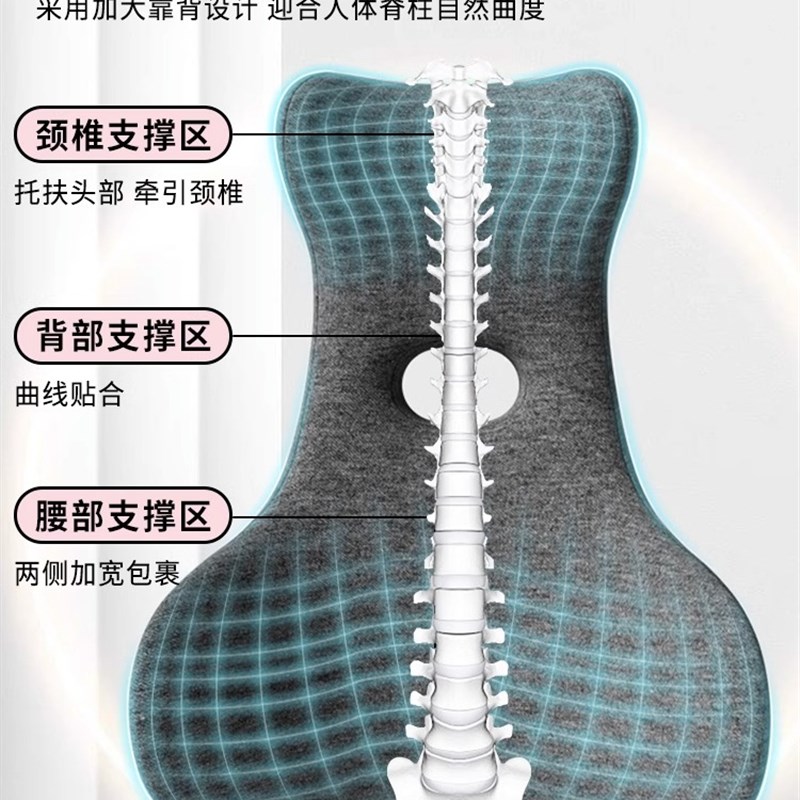 护腰靠垫办公g室座椅腰靠垫孕妇腰垫神器车用记忆棉椅子靠背垫久