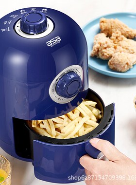 ASA空气e炸锅家用小型迷你高颜值炸锅1L单人电炸锅智能全自动加热