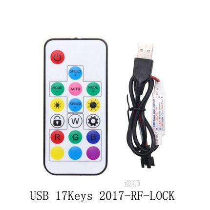WS2811 WS2812B SK6812 Led Pixel Controller USB/DC MINI 3Keys