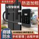指纹U型锁密码 锁u形锁玻璃门锁防盗刷卡店铺智能锁免钥.匙上锁防