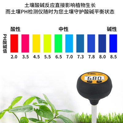 现货速发希玛PH328土壤ph计花卉植物农业果园土壤温度湿度酸碱度