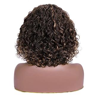 速发180% Density Brazilian Human Hair Glueless wig Curly Hum