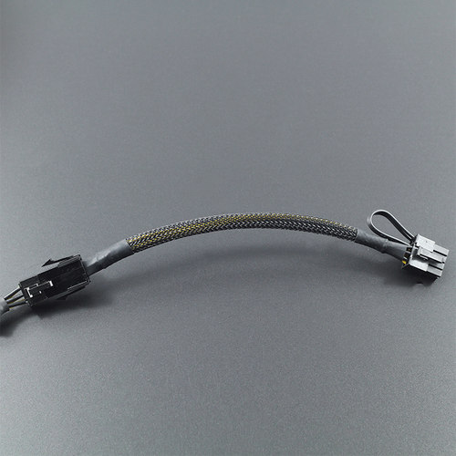 电脑显卡6P转8P PCI-E供电接口延长线 6Pin转8Pin 6针一分二转接