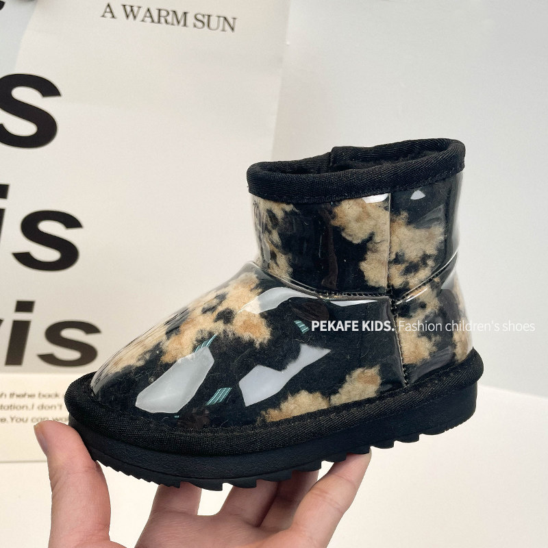 儿童雪地靴2021年宝宝冬季新款女童防水加绒棉鞋男童中筒防滑短靴,童鞋/婴儿鞋/亲子鞋,雪地靴,淘宝优惠券,粉丝福利购,淘宝优惠卷