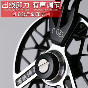 前打轮全金属超轻防炸线带t泄力迷你手拨轮前打竿专用轮谷麦轮渔