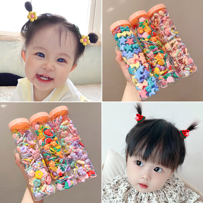 儿童皮筋宝宝发圈小女孩扎头发头绳不伤发高弹力可爱图案头饰发饰,童装/婴儿装/亲子装,发饰,淘宝优惠券,粉丝福利购,淘宝优惠卷