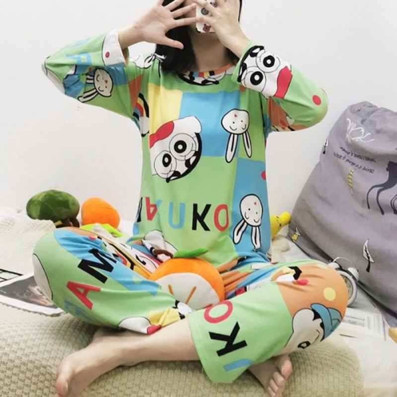 Wholesale Women Pajamas Sets Spring Autumn ThinS Carton Gene