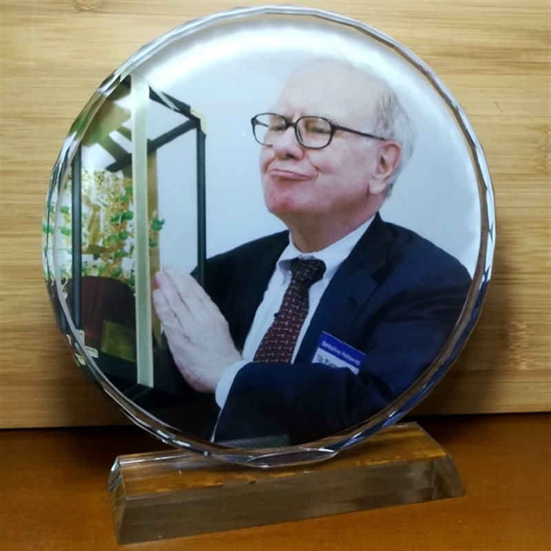 沃伦巴菲特摆件纪念品礼物人偶模型股神公仔玩偶礼品玩具水晶摆设