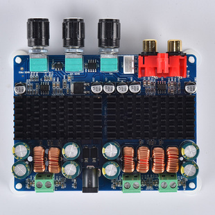 高品质2.1声道数字功放板重低音炮200W功放模块DIY发烧友改装 立体