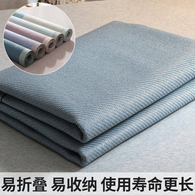 天然纯腾藤席冰丝凉席1.8m1x.5米2.0床席子床笠款竹席草席折叠席