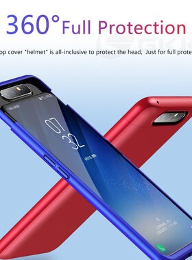 *GKK Case for Samsung A80 Case 360 Full Protection With Temp