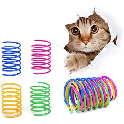 推荐4Pcs  Kitten Cat Toys Wide Durable Heavy Gauge Cat Sprin