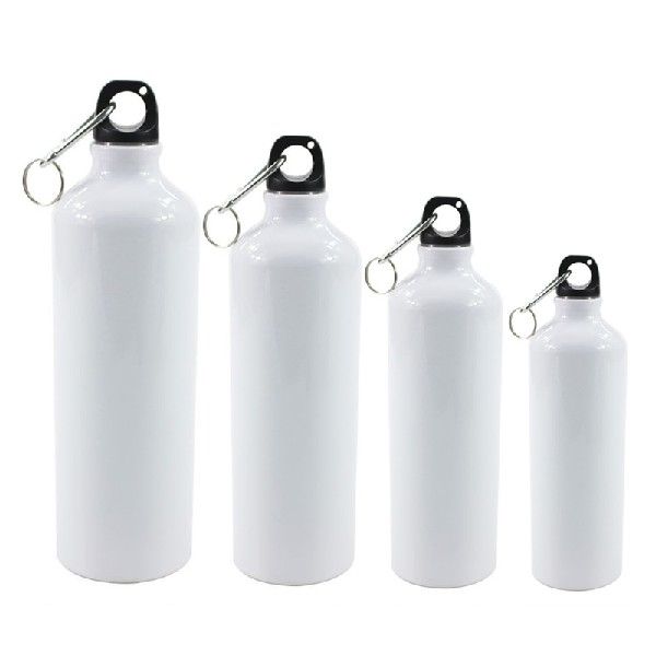 极速400/500/600/750ml White Blank Sublimation Water Bottle w