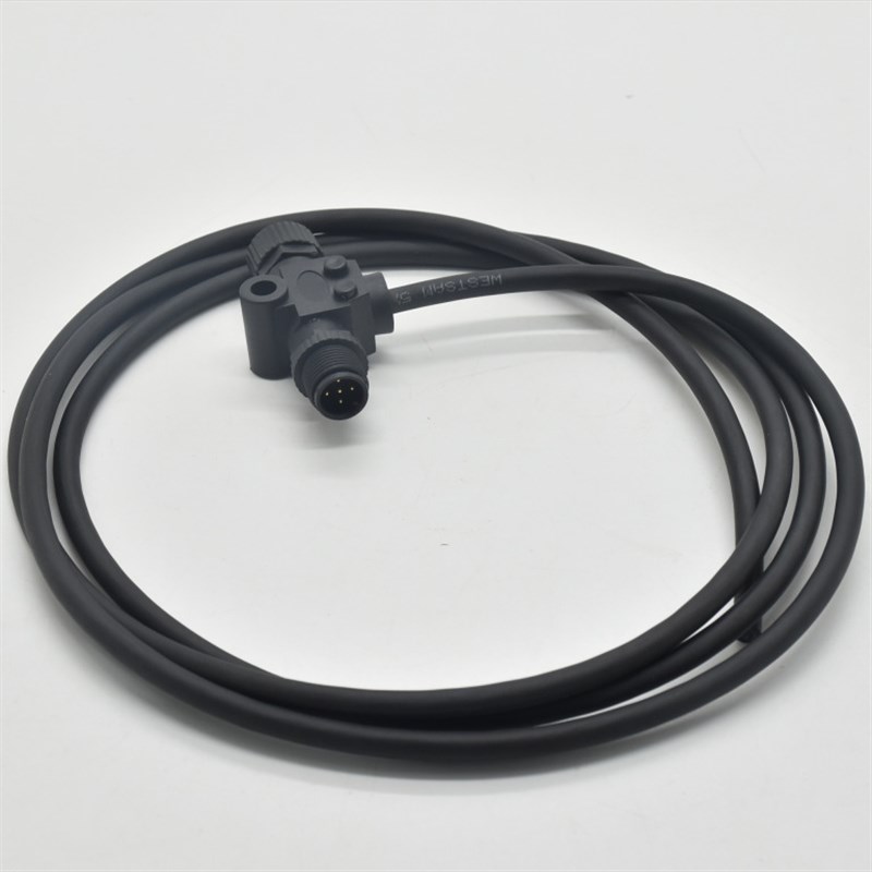 微型T型电源接头NMEA2000线缆5芯船载电子设备网络系统M12连接器