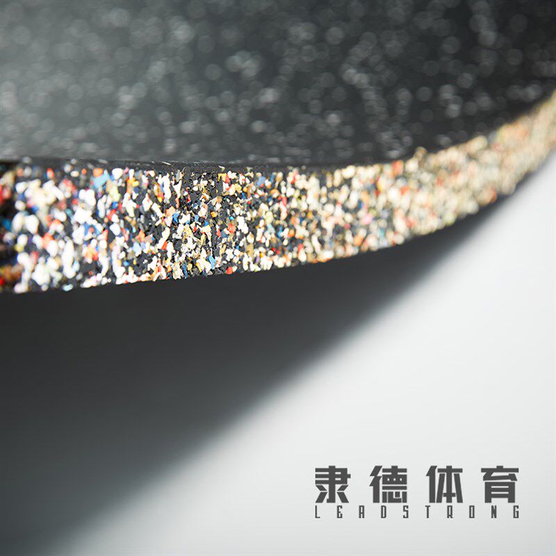 橡胶地垫 隶德体育  健身房力量区地胶运动室外隔音防震