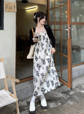 哺乳衣夏季外出辣妈产后喂奶衣服春装外穿哺乳连衣裙时尚两件套装