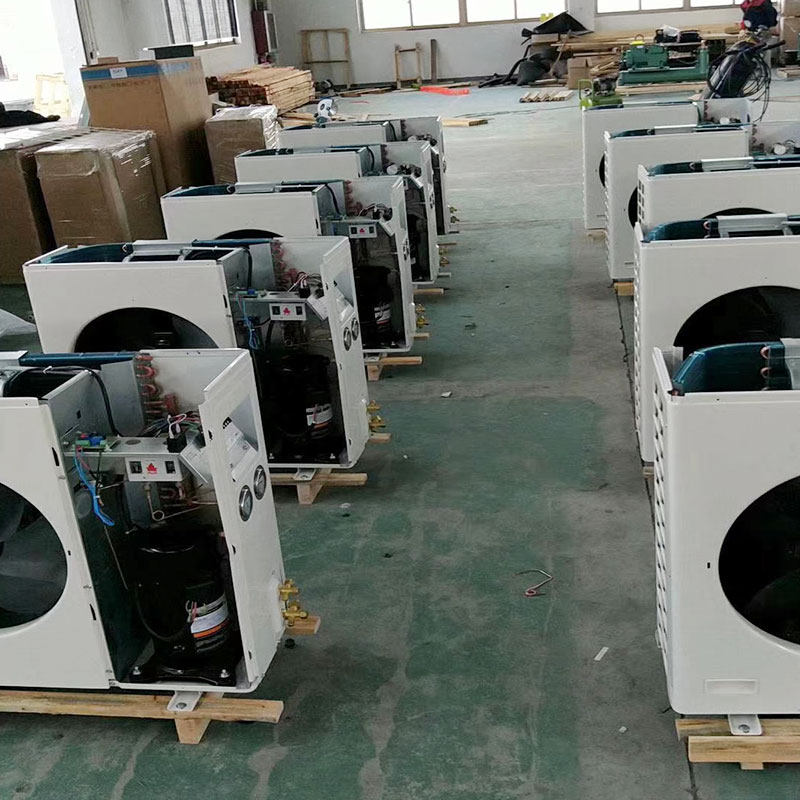 新品冷库制冷压缩机组小型冷库全套设备艾默生全封闭一体风冷机组