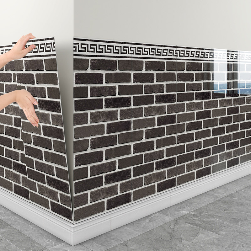 墙裙贴纸自粘商用餐饮店墙面翻新餐厅墙壁贴纸防水防潮墙群护墙板,家居饰品,软装墙贴,淘宝优惠券,粉丝福利购,淘宝优惠卷