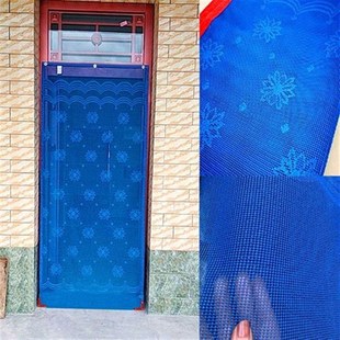 现货速发夏季防蚊蝇纱门帘一体门帘子夏天简易发泡网门帘加厚农村